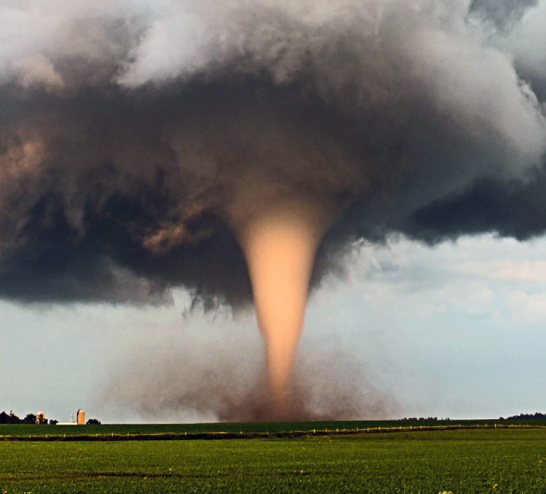 Tornado in Field